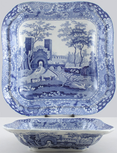 Vegetable Dish Base c1840